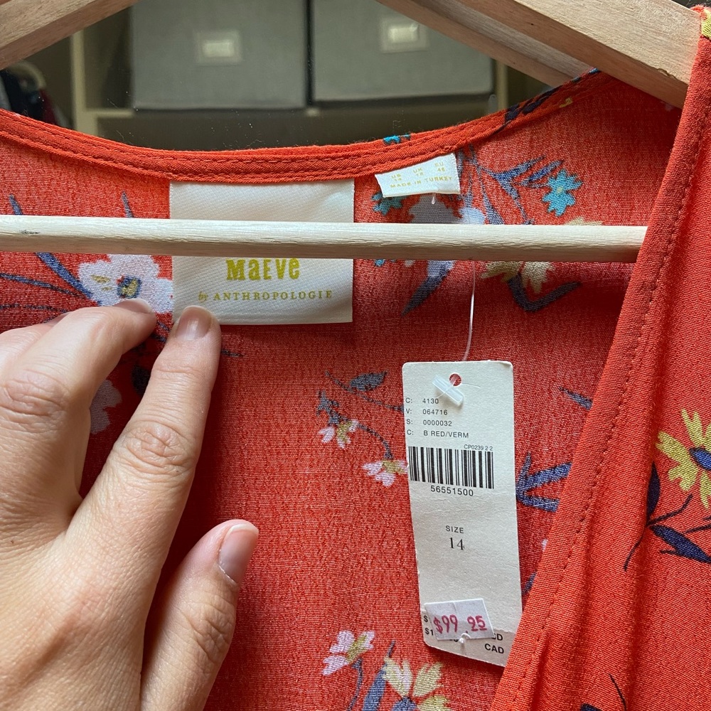 Anthropology Maeve Dress size 14